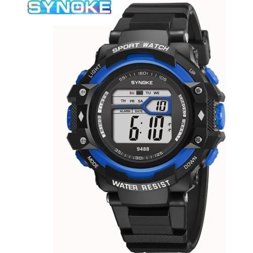 SYNOKE Watches Mens Luxury Shock Waterproof Outdoor Sport Watch Men Boys Military Digital Mens Wristwatches Relogio Masculino