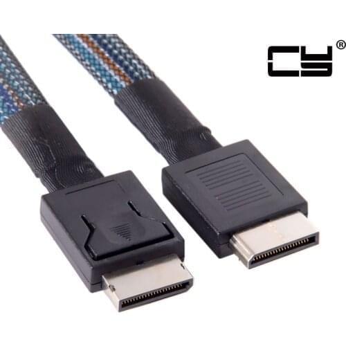 Chenyang OCuLink SFF-8611 to OCuLink PCIe PCI-Express SFF-8611 4i SSD Data Active Extending Cable 50cm