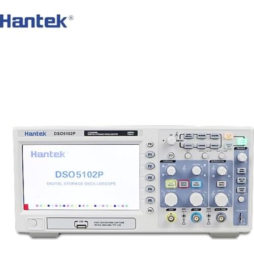 Digital Oscilloscope Hantek DSO5102P Portable 100MHz 2Channels 1GSa/s Record Length 40K USB Osciloscopio Handheld Oscilloscopes