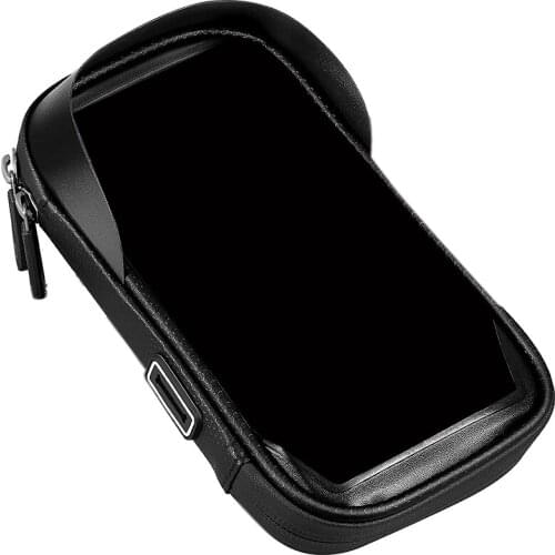 Bicycle Mobile Phone Holder Motorcycle Waterproof Handlebar Bag Touchable Rotatable for 5.5 - 7Inch Smartphone