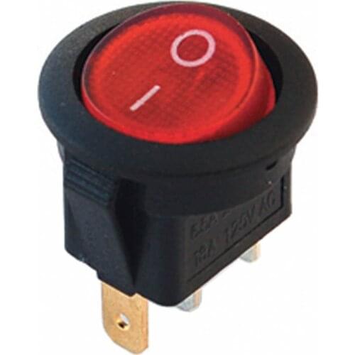 ROUND ILLUMINATED SWITCH 12 VOLT (IC-131A)