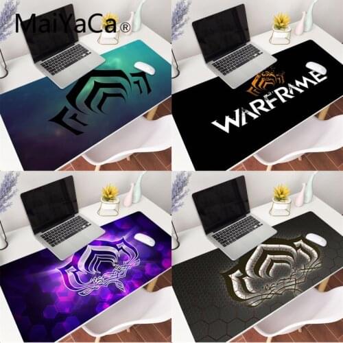 MaiYaCa warframe logo gamer play mats Mousepad XXL Mouse Pad Laptop Desk Mat pc gamer completo for lol/world of warcraft