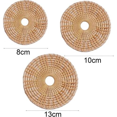 Coaster Solid Color Shooting Props Rattan Decorative Table Mat for Kitchen