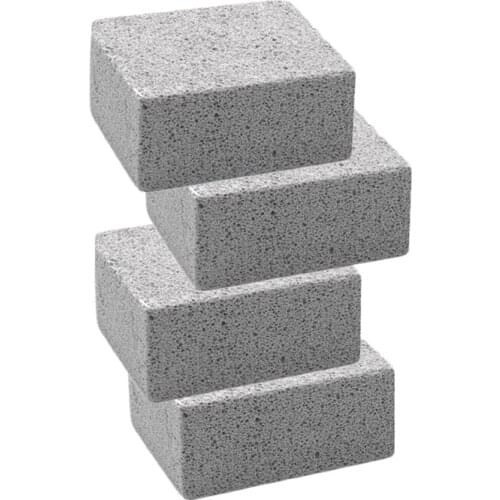 4 Pack Grill Griddle Cleaning Brick Block,Kitchen Bathroom Cleaning Pumice Block, De-Scaling Cleaning Stone for Removing Stains