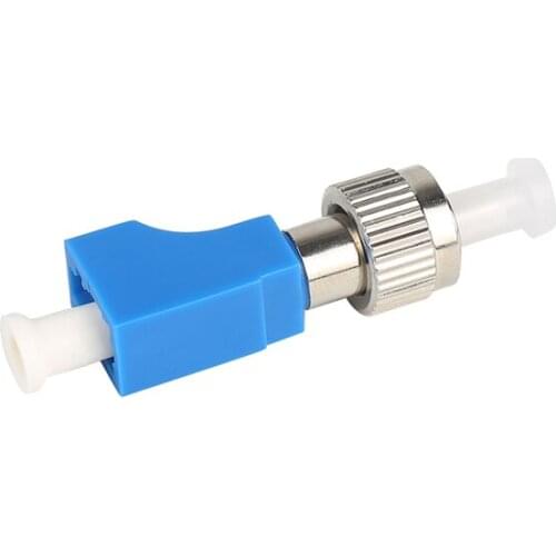 2pcs Short FC/UPC(Male)-LC/UPC(Female) Single-mode Fiber Optic Adaptor-Hybrid Mating Adapter
