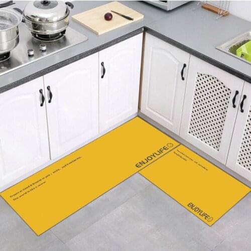 Minimalist Style Kitchen Mat Bedroom Entrance Doormat Hallway Balcony Home Decoration Rug Bathroom Anti-Slip Long Carpet