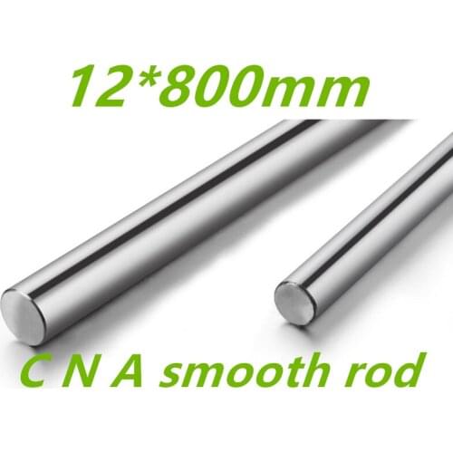 WCS12 12mm 800mm Linear shaft round rod L800mm for CNC parts XYZ WCS12 L800mm