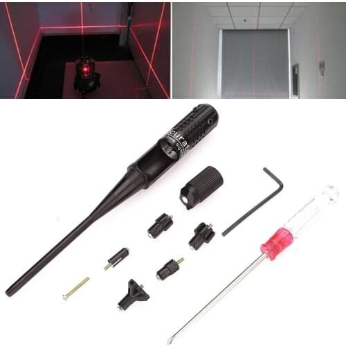 Magorui Laser Pointert Red Laser Dot Bore sighter Kits Caliber Riflescope Airsoft Optical Boresighter Aiming for Hunting