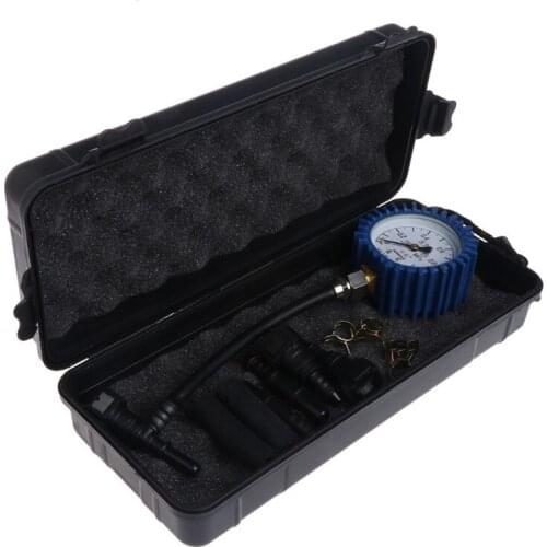 Motorcycle Car Fuel Pressure Gauge Car Gasoline Pressure Gauge Meter Tester Tool