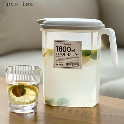 Japanese style large capacity plastic cold kettle high temperature resistant cold kettle teapot set household juice jug