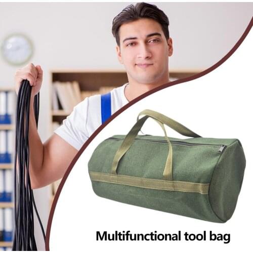 Organizer Bag Multi-functional Canvas Tool Bag Hardware Handbag Screwdriver Wrench Electrician Toolkit Electrical Tool Storage