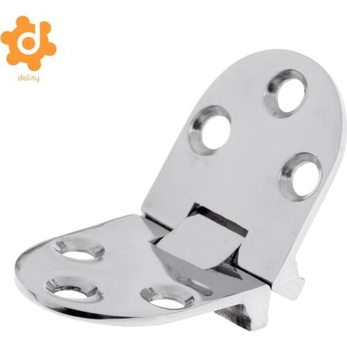 316 Stainless Steel Boat RV Yacht Cabinet Cupboard Strap Hinge Door Hinge Corrosion Resistance Durable Boat Accessories Marine