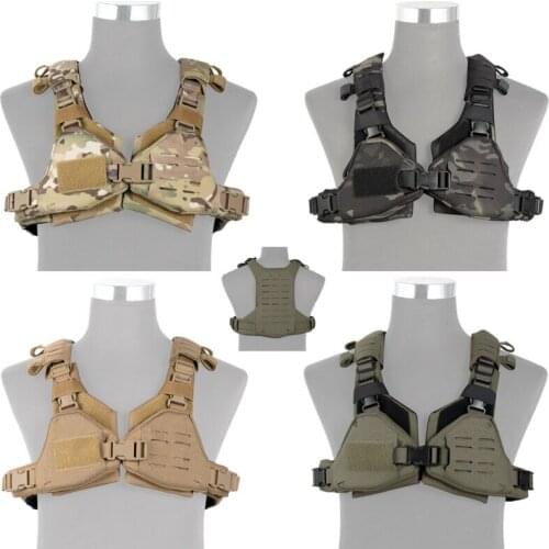 Sexy Women Outdoor Paintball Molle Tactical hunting Vest Bikini Chest Rig Quick Release
