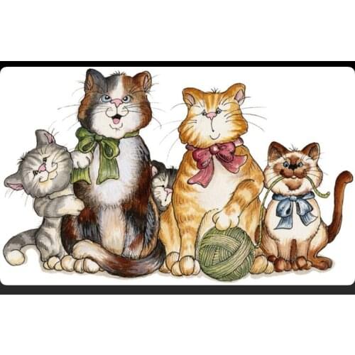 Wool Cat Transparent Silicone Rubber Stamp And Metal Die Sheet Cling Scrapbooking DIY Cute Pattern Photo Album