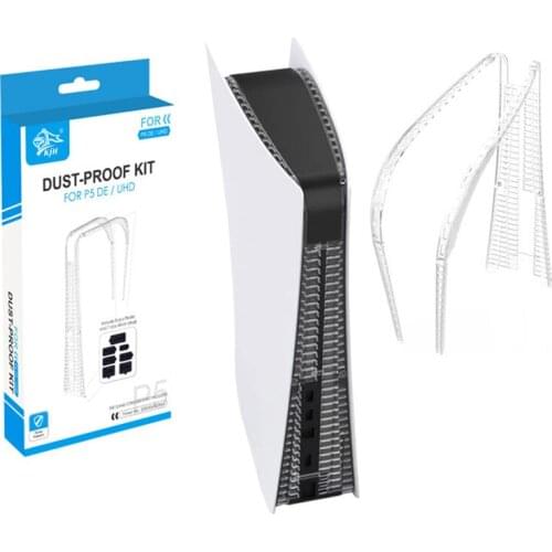 For PS5 Dust Proof Cover Case Mesh Stopper Pack Kits For PS 5 Playstation 5 Game Console Prevention Cover Dustproof Kit
