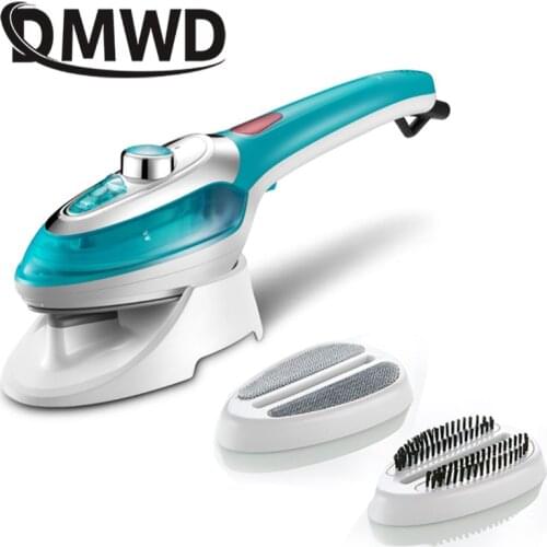 DMWD Handheld Vertical Garment Steamer Mini Clothes Ironing Machine Travelling Fabric Steam Iron Wet Cleaning Brush EU US Plug
