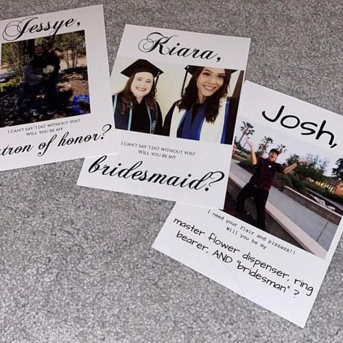 Custom Photo Bridesmaid Proposal Card Template, Printable Will You Be My Bridesmaid, Maid Of Honor Proposal, Bridesmaid Box Gift