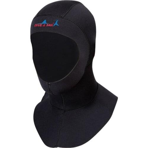 Scuba Diving Cap With Shoulder 3mm Neoprene Snorkel Equipment Hat Hood Neck Cover Winter Swim Warm Wetsuit Protect Hair Headgear