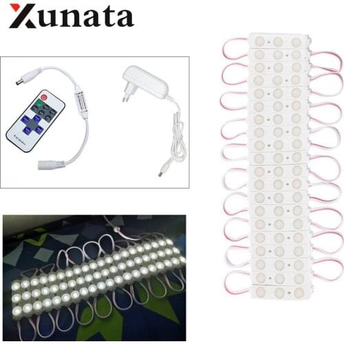 LED Module 60 LEDs/set Makeup Vanity Mirror Lights Dimmable Lighting DC12V IP65 Waterproof Super Bright Led Modules