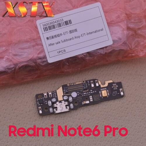 For Redmi Note 6 pro USB Charging Dock Port Connector Board With Microphone Mic