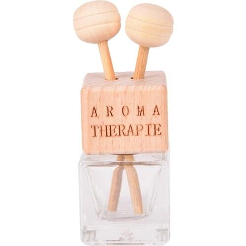 1pc Essential Oils Car-styling Perfume Pendant Hanging Glass Bottle Auto Ornament Car Ornaments Car Perfume Bottle Air Freshener