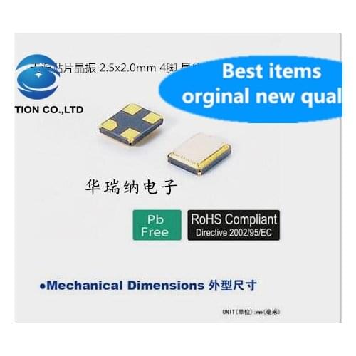 10pcs 100% orginal new Crystal with thermistor crystal oscillator 2520 2025 T192 19.2MHZ 19.2M mobile phone dedicated