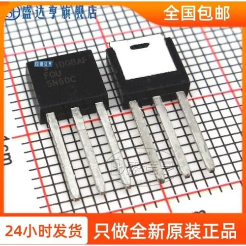 10Pcs/Lot FQU5N60C 5A 600V TO251-3DIP MOSFET Transistor NEW Original In Stock