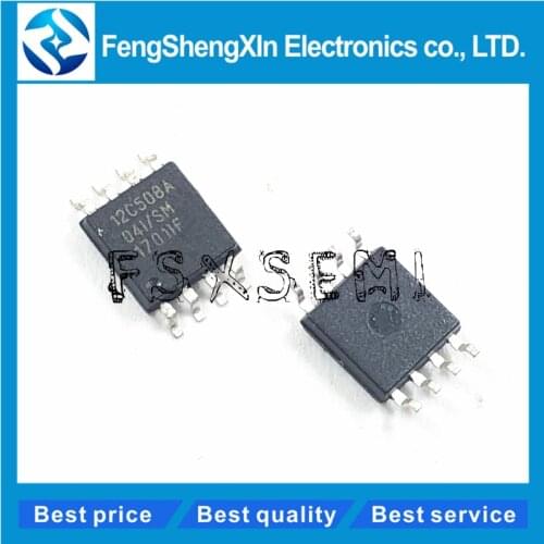 10pcs/lot PIC12C508 PIC12C508A-04I/SM 12C508A 12C508A-04I/SM SOP-8 8-Pin, 8-Bit CMOS Microcontrollers
