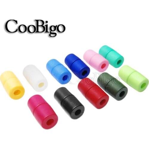 100pcs Colorful Breakaway Safety Pop Barrel Connector Cord Lock for Necklace Paracord Bracelet Ribbon Cord Lanyard Accessories