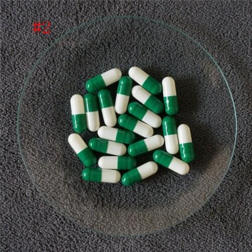 2# 200pcs/lot 2 Size Hard Gelatin Empty High Quality Cosmetic Capsules,DIY Hollow Gelatin Capsules,Joined or Separated Capsules