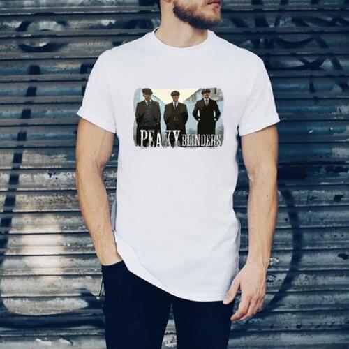 2021 Vogue Peaky Blinders T Shirt Vintage Aesthetic Men Clothes Cotton O-Neck Harajuku Clothing Hip-hop Streetwear Male