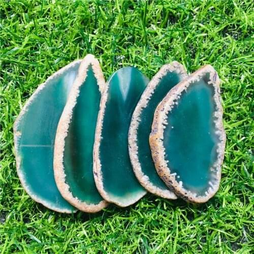 5pc natural crystal gem agate tablet beautiful agate specimen