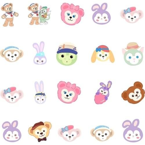 Disney Star Delu Avatar Children Acrylic Anime Epoxy Resin Small Jewelry Handmade Earrings Cartoon Jewelry Accessories