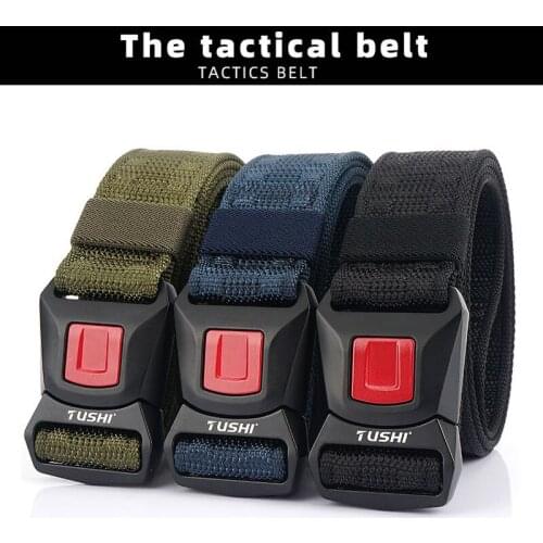 Quick Release Tactical Belt Leisure Belt Quick Dry Elastic For Fishing Hunting Multi Function Alloy Buckle Male Waistband