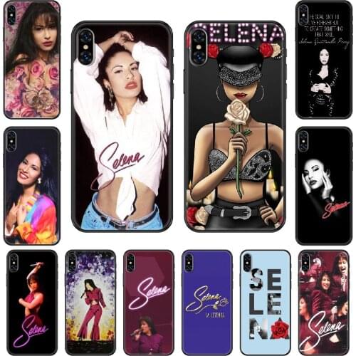 Selena quintanilla Phone case For iphone 4 4s 5 5S SE 5C 6 6S 7 8 plus X XS XR 11 PRO MAX 2020 black art hoesjes silicone