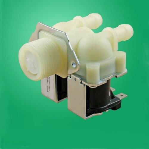 Double inlet valve for control water in and out double inlet single outlet valve