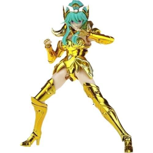 Saint Cloth Myth Great Toys Aries Girl Dolores GT Model Gold EX Sacred Holy Contrackt Metal Armor Action Figure 16CM Gift