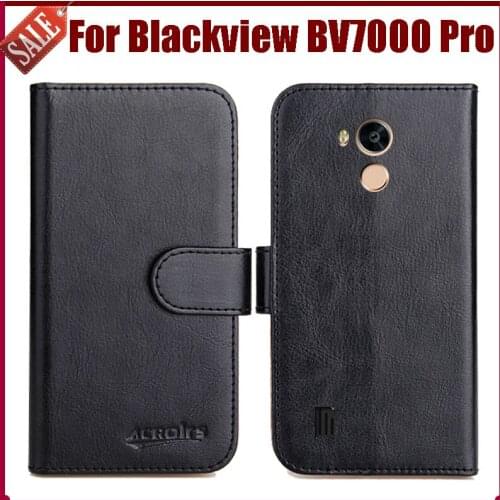 Hot Sale! Blackview BV7000 Pro Case New Arrival 6 Colors High Quality Flip Leather Protective Cover Phone Bag