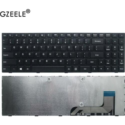GZEELE New English Laptop keyboard for Lenovo Ideapad/TIANYI 100-15 100-15IBY 100-15IB B50-10 NSK-BR0SN T6GT-US US BLACK