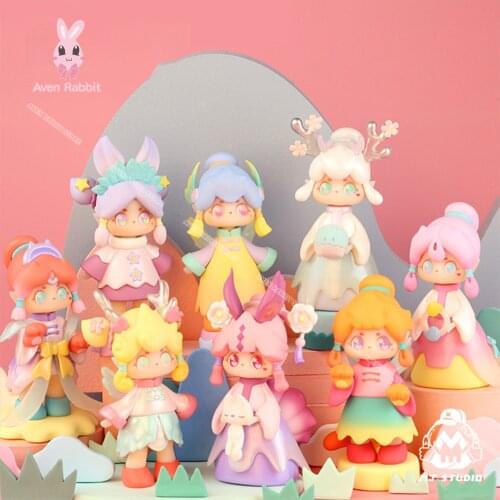 Blind Box Toys Miao Mountain and Sea Blind Box Guess Bag Caja Ciega Blind Bag Toys Anime Figures Cute Model Girl Birthday Gift