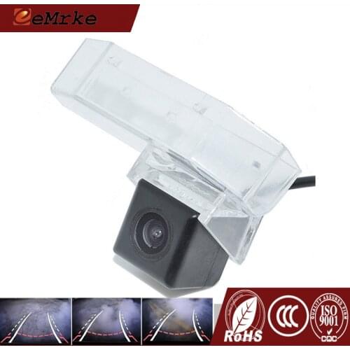 EEMRKE For Mazda 6 GG GY 2002-2007 Dynamic Trajectory Parking Line Car Reverse Rearview Reversing Tracks Camera