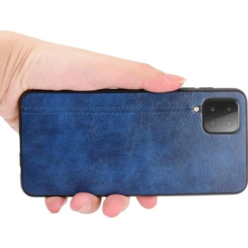Lightweight Shockproof Leather Case for Samsung Galaxy S21 Ultra S20 FE Note 20 A02 A32 A52 A72 5G A71 A51 A21S Phone Bag