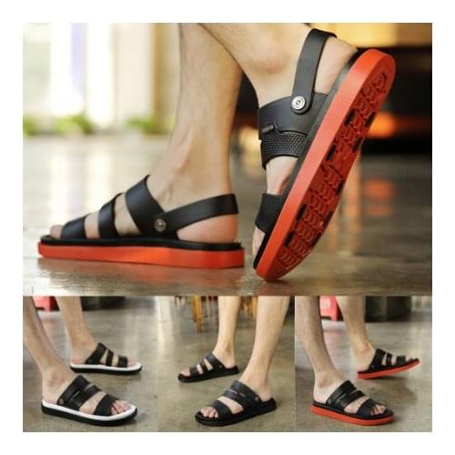 New mens casual shoes fashion summer retro sandals trend mens non-slip beach shoes outdoor wild new sandals 2020