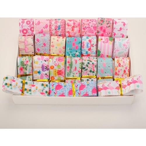 NEW mixed 5/10/20styles 22/25mm cartoon Flaming bird ribbon, each 1yard Ribbon Random Set