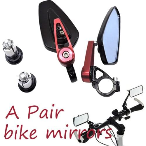 A Pair Bike Mirrors Modification Parts Handle Rearview Mirrors General Reversing Mirror Bike Assessoires