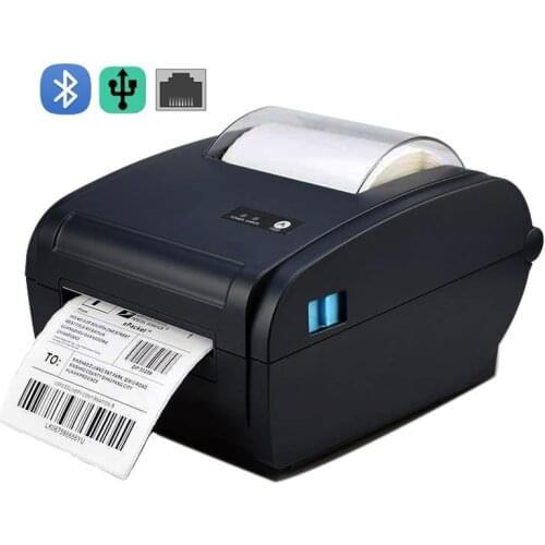 Portable Barcode Sticker Mini Thermal Label Printing Printer