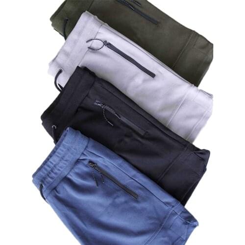 SIPERLARI Mens Zip pocket Fitness Gyms Shorts Mens Summer Running Short Pants Male Jogger Workout Beach sport shorts 2021 New