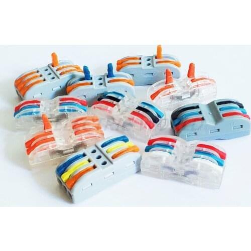 Wire connector SPL-2 SPL-3 mini fast wire Connectors,Universal Compact Wiring Connector,push-in Terminal Block Connector