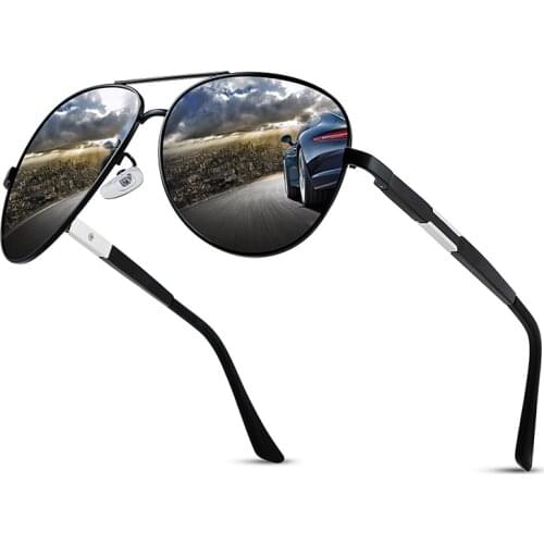 Aluminium Magnesium Sunglasses Men Classic HD Polarized Sun Glasses Retro Driving Eyewear Aviation Glasses Gafas De Sol Mujer