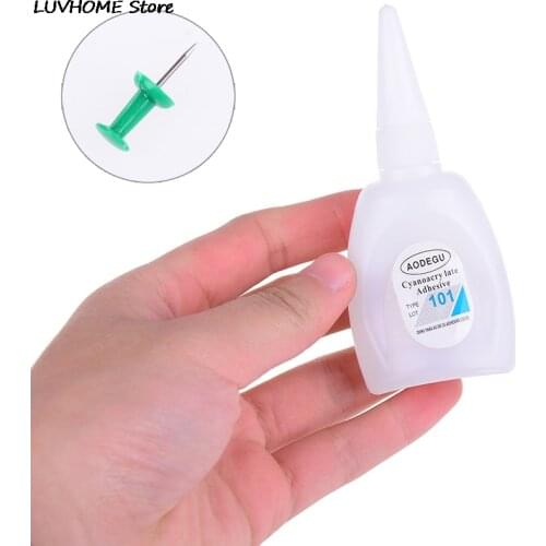 30g Super Glue Cyanoacrylate Instant Adhesive Strong Adhesion Fast Repair 101 Instant Dry